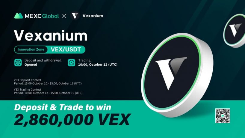Vexanium (Vex) kini Listing di MEXC Global