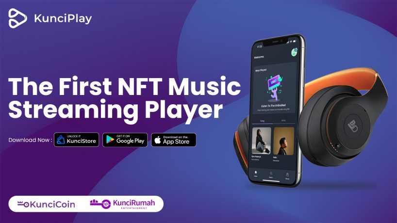 Kunci Rilis KunciPlay Streaming Music NFT pertama Di Indonesia!